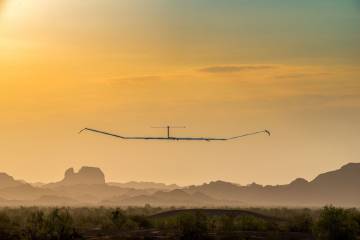 Airbus Zephyr solar-powered high-altitude aircraft