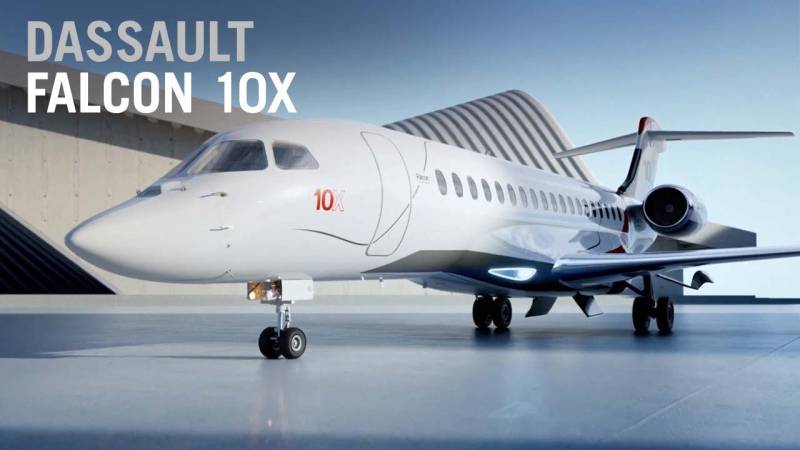 Dassault's Falcon 10X is a Parisian Penthouse in the Sky
