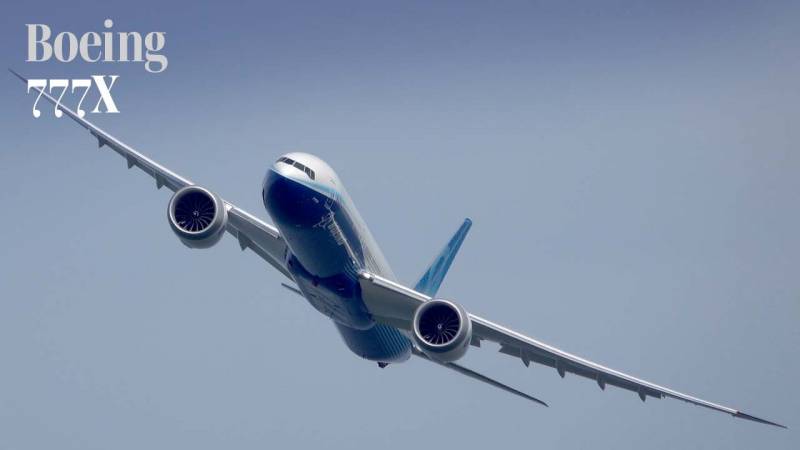 Boeing's 777X Flies at the Singapore Airshow