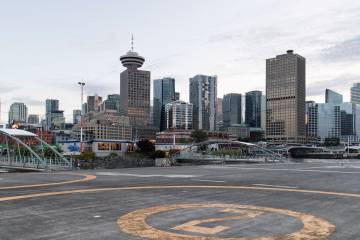 New bridges linking Vancouver with floating downtown heliport