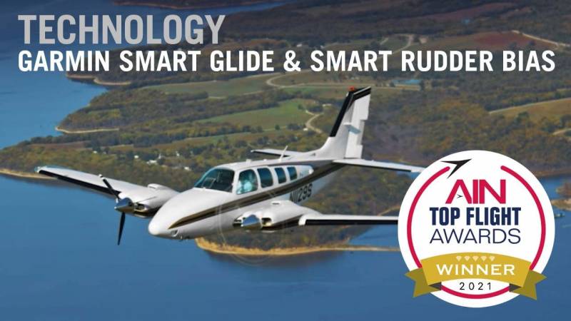 Garmin Smart Glide and Smart Rudder Bias Wins Top Flight Award for Technology
