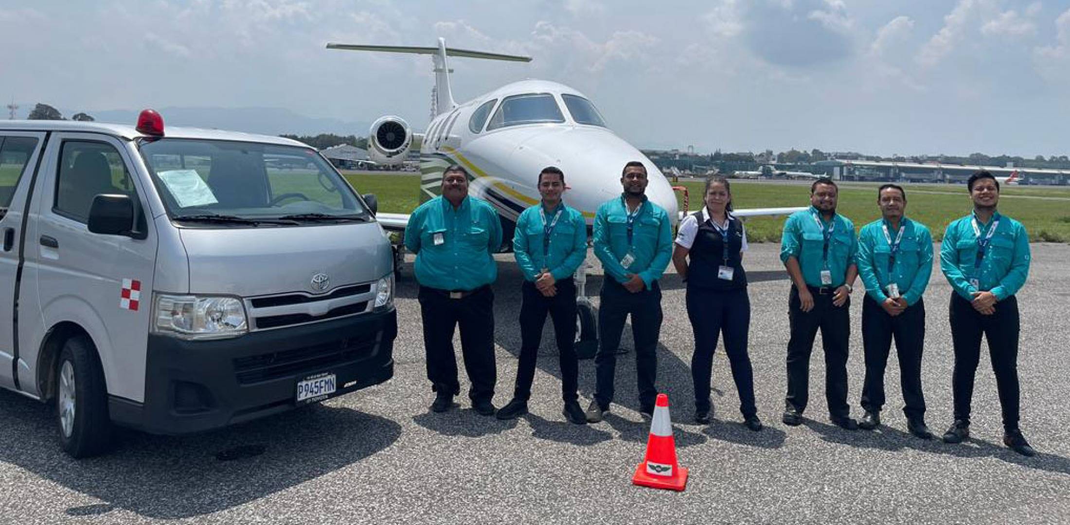 Air Station S.A. Staff at La Aurora Interational Airport in Guatemala
