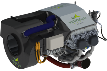 VerdeGo Aero's VH-3 generator has a power rating of 185 kW.